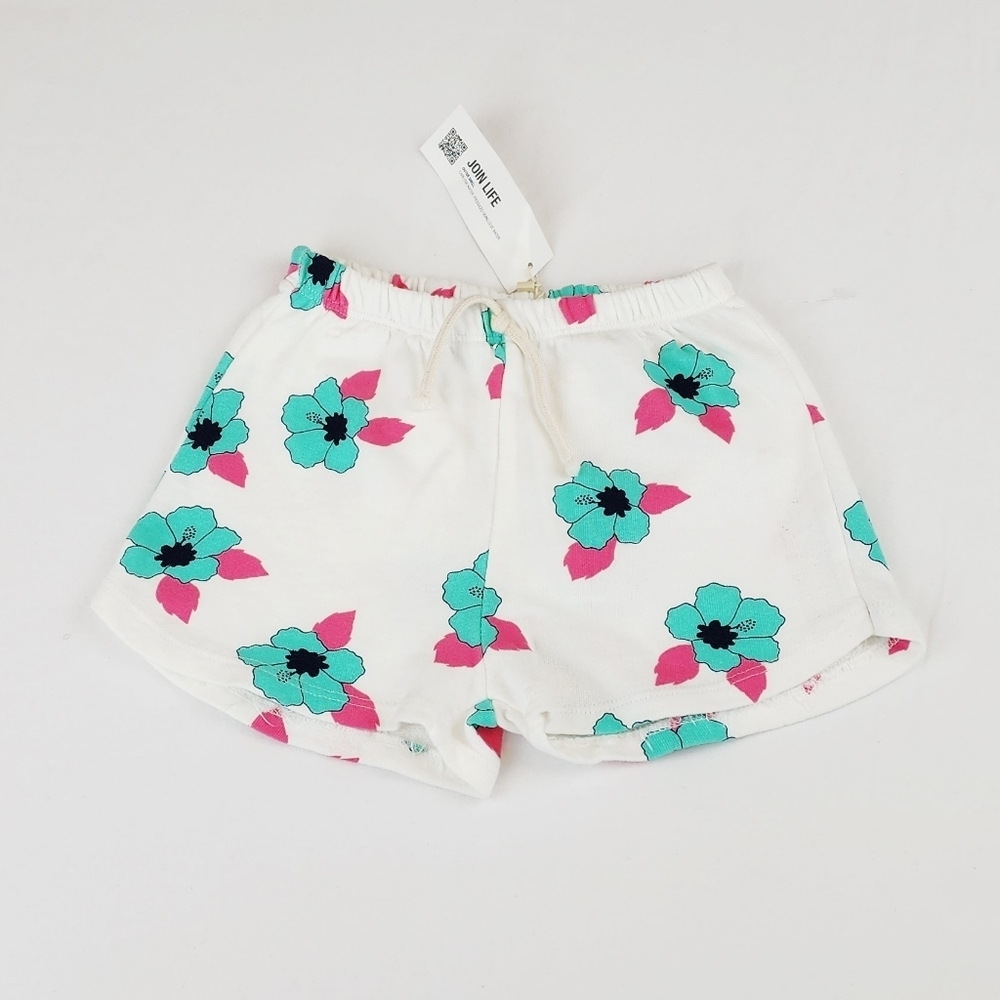 ZARA Hibiscus Elastic Waistline Short